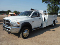 2012 Dodge Ram 5500 Service Truck, s/n 3C7WDMCL4CG218828: Cummins Diesel, Auto Crane, Air Compressor, Odometer Shows 198K mi.