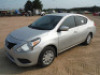 2015 Nissan Versa SV Sedan, s/n 3N1CN7AP3FL844129: Auto, Odometer Shows 105K mi.