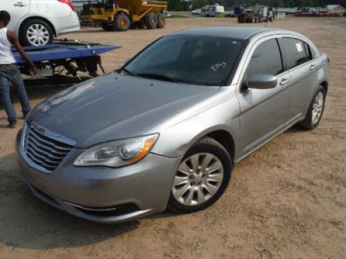 2013 Chrysler 200 Sedan, s/n 1CECCBAB5DN646678: Auto, 4-door, Odometer Shows 126K mi.