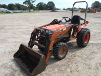 Kubota B2410 MFWD Tractor, s/n 52457: HST, Loader w/ Bkt., Meter Shows 1429 hrs