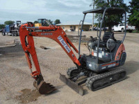 2012 Kubota KX41-3 Mini Excavator, s/n 41224: Canopy, Blade, 19" Bkt., Meter Shows 2599 hrs