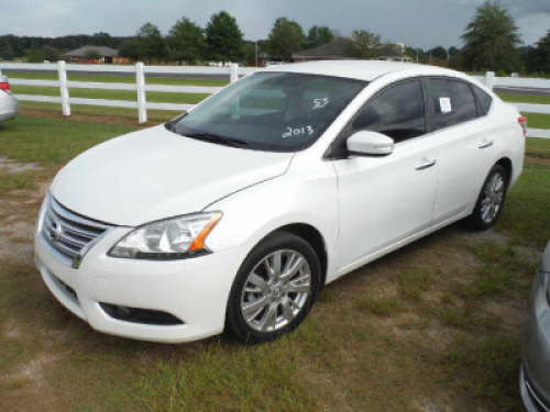 2013 Nissan Sentra Sedan, s/n 3N1AB7AP3DL657521: 4-door, Odometer Shows 162K mi.