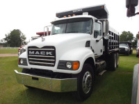 2005 Mack CV713 Tandem-axle Dump Truck, s/n 1M2AG11Y35M018420: Auto, Odometer Shows 571K mi.