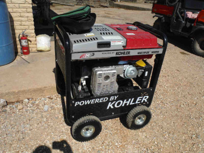 Unused Kohler 9600RS Multiplex Welder/Air Compressor/Generator, s/n 5105920078