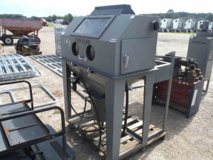 Ammco 6950 Twin Cutter Tool w/ Box of Parts, Econoline Sand Blasting Unit, Elec. Over w/ Air Connection