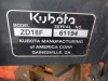Kubota ZD18F Zero-turn Mower, s/n 61194: Meter Shows 1650 hrs - 8