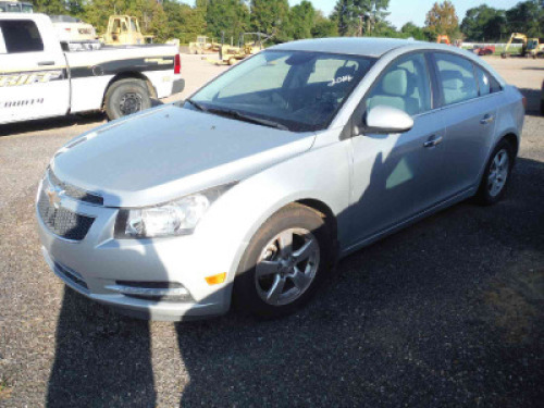 2014 Chevy Cruze Sedan, s/n 1G1PK5SB5E7247882: 4-door, Odometer Shows 126K mi.