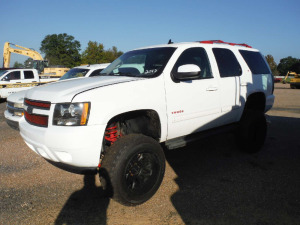 2012 Chevy Tahoe, s/n 1GNSCBE04CR100694: 2wd, Extreme Pkg., 5.3L Gas Eng., 6" Lift, Leather, Odometer Shows 157K mi.