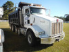 2007 Kenworth T800 Quad-axle Dump Truck, s/n 1NKDXUEX87J204543: Ox Bodies 18' 19-21 yard Bed, Odometer Shows 462K mi. - 2