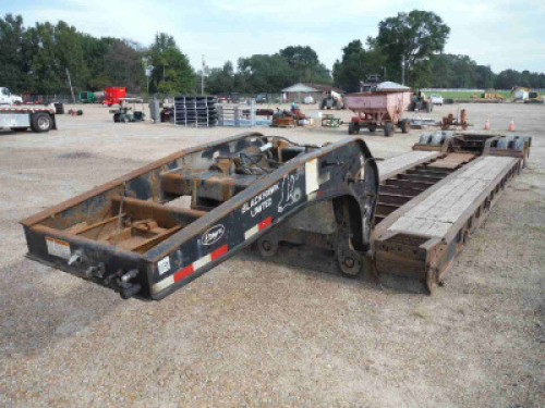 2005 Etnyre Blackhawk Limited Detach Lowboy, s/n 1E92900625E111291B: NGB, 35-ton, T/A