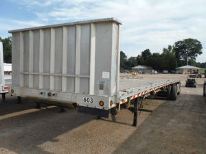 2008 Chapparal 48' Flatbed Trailer, s/n 1C92F48268M949636