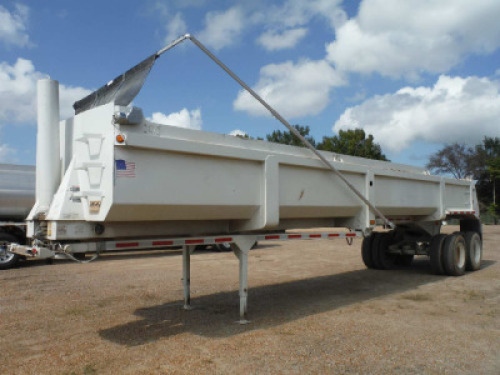 2015 CTS 37' End Dump Trailer, s/n 5TU34372XFS000703: Model HRD 37LW, Steel, Tarp