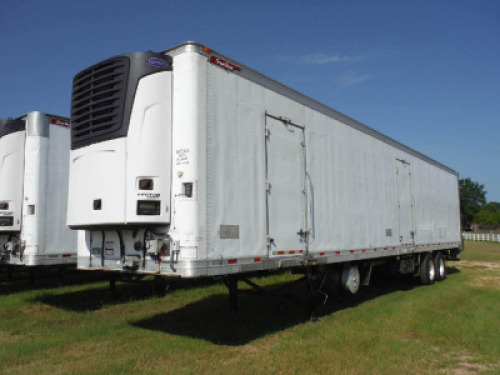 2012 Great Dane 48' Reefer Trailer, s/n 1GRAA9628CB703357: Model CMT-1113-12248, Waltco Rear Lift Gate, 2 Side Doors, Rear Roll Up Door, Carrier Vector 6600MT Unit, Meter Shows 11357 hrs