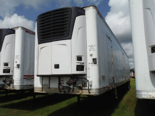 2012 Great Dane 48' Reefer Trailer, s/n 1GRAA9621CB703376: Model CMT-1113-12248, Waltco Rear Lift Gate, 2 Side Doors, Rear Roll Up Door, Carrier Vector 6600MT Unit, Cranks & Runs until Code for Condensor Motor Overheated Appears, Meter Shows 29452 hrs