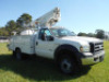 2006 Ford F450 XL Bucket Truck, s/n 1FDXF46PX6EA20403: Super-duty, Powerstroke V8 Turbo Diesel, Auto, Reg. Cab, Altec AT200A Aerial Unit, Odometer Shows 91K mi. - 2