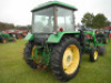 John Deere 2040S Tractor: 2wd, Encl. Cab, Bushhog 2446 QT Loader w/ Bkt. & Hay Spear, 3PH, PTO, Hyd Remote, Drawbar, Meter Shows 4145 hrs - 3