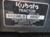 Kubota BX23MLB MFWD Tractor, s/n 68987: Loader, Backhoe Attachment, Meter Shows 601 hrs - 7