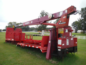 2012 Terex BT2047 Crane Bed, s/n 1T9S2047CCW140340: 10-ton, 3 SEC, 85lb Ball, Anti-two Block, Monitor, PTO Pump, Working when removed from Truck