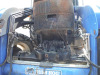 New Holland TD80D Tractor, s/n HJDM4531 (Salvage): BushHog 4045 Loader, Burned - 6