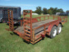 16' Trailer, s/n 20008216EQ2AX4028: Bumper-pull, T/A, Manual Ramps - 3