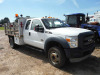 2012 Ford F550 Flatbed Truck, s/n 1FDOX5GT6CEC30332 (Inoperable): Ext Cab, Powerstroke 6.7L Diesel, Auto, S/A, Motor Locked Up - 2
