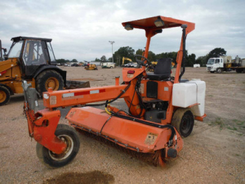 2006 Lay-Mor 8HC Sweeper, s/n 31570: Kubota Diesel, 3-wheel, Canopy, Meter Shows 1457 hrs