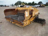 2002 Blaw-Knox PF840 Crawler Asphalt Paver, s/n PF840019598: Kubota Diesel, 8-14' Hyd. Screed, Hopper Ext., Dual Controls, Rubber Tracks, Meter Shows 575 hrs