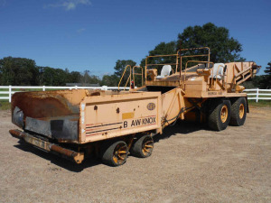 Blaw-Knox MC330 Asphalt Transfer Mobile Conveyor, s/n 33009-25: Meter Shows 5380 hrs