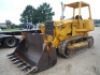 John Deere 755 Crawler Loader, s/n 283495T: 4-post Canopy, 4-in-1 Loader, Meter Shows 3275 hrs