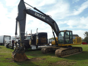 2012 John Deere 250G Excavator, s/n 1FF250GXKCE608571: Meter Shows 7666 hrs