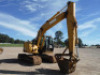 2008 John Deere 135C Excavator, s/n FF135CX301041: Encl. Cab, Missing Front Glass, Manual Thumb, Meter Shows 3836 hrs - 2