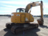 2008 John Deere 135C Excavator, s/n FF135CX301041: Encl. Cab, Missing Front Glass, Manual Thumb, Meter Shows 3836 hrs - 3