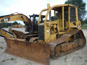 Cat D4H LGP Dozer, s/n 9DB01851 (Inoperable): Canopy, Sweeps, Screens, 6-way blade, Transmission Issues