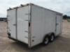 2015 Freedom 16' Enclosed Trailer, s/n 5WKBE162XF1032654: 8.5' Wide, Bumper-pull, T/A, 2 AC Units, Side Door, 2 Swing Doors in Rear, Bent Tongue (Owned by Alabama Power) - 3