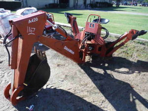 Ditch Witch A420 Backhoe Attachment, s/n 1D0763 for Skid Steer