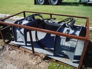 Twin Cylinder 6' Grapple for Skid Steer