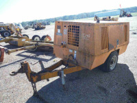 Sullair 250DPQ Air Compressor, s/n 004-105584: Towable, JD 4-cyl. Diesel, Meter Shows 543 hrs