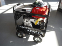 New Unused AMP 9600RS Welder/Generator/Air Compressor, s/n 5015503568: Kohler Gas Eng., All Paperwork & Accessories Included