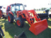 Kubota M6060HDC MFWD Tractor, s/n 61740: C/A, LA1154 Loader w/ Bkt., Meter Shows 250 hrs - 2