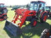 Kioti DK40SE MFWD Tractor, s/n MH1500152: C/A, Kioti KL401 Loader w/Bkt., Meter Shows 663 hrs