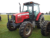 Massey Ferguson 5460 MFWD Tractor, s/n P242072: Encl. Cab, 3 remotes, Meter Shows 1697 hrs