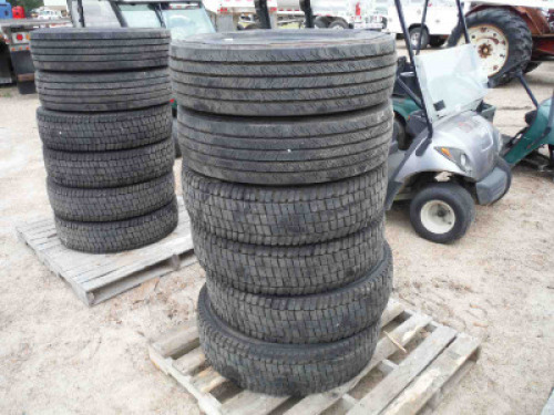 (6) Unused Continental 225/70R19.5 Tires