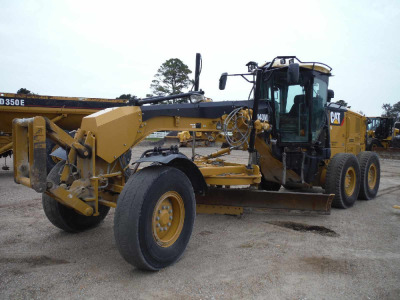 2012 Cat 140M2 VHP Plus Motor Grader, s/n R9M00131: C/A, Hyd. Side Shift, Tip Control, 14' Moldboard, 14.00R24 Tirs, Trimble Ready, County Machine, Meter Shows 8233 hrs