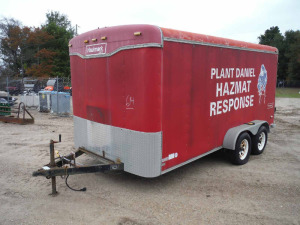 2004 Haulmark Enclosed Trailer, s/n 16HPB14234G059056: Model TS7X4D12, Bumper-pull (Owned by Alabama Power)