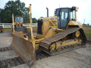 2011 Cat D6N LGP Dozer, s/n GHS00615: C/A, 6-way Blade, Lever Steer, Meter Shows 15470 hrs