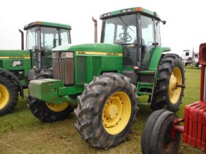 1998 John Deere 7810 MFWD Tractor, s/n RW7810P015234: Encl. Cab, Rear Quick Hitch