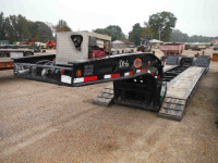 2018 Liddell C55 Detach Lowboy, s/n 1L91L5339J8564015: 55-ton, 3rd Lift Axle, Pony Motor, Rear Wheel Drive on Covers, Strobe Pkg., All Alum. Wheels, Extra Tie Downs