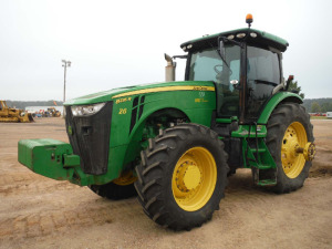 2012 John Deere 8235R MFWD Tractor, s/n 1RW8235RLCP068541: C/A, Meter Shows 8609 hrs