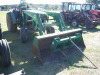 John Deere 6200 Tractor, s/n L06200P140532: 2wd, JD 620 Loader w/ Bkt & Hay Spear, Meter Shows 4186 hrs - 2