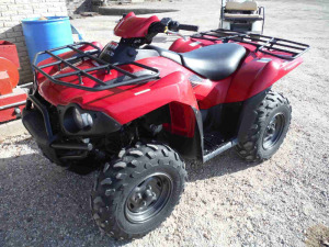 2006 Kawasaki Brute Force 650 4WD ATV, s/n JKAVFEF146B503197 (No Title - $50 MS Trauma Care Fee Charged to Buyer): V-Twin, Odometer Shows 639 mi.